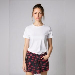 Women's Love in the Air Shorts, Size M, Black & Pink